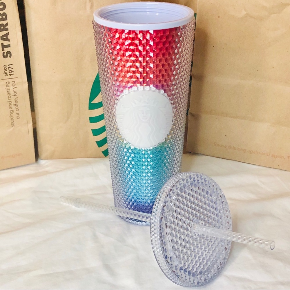 Starbucks Pride Collection Rainbow Studded Tumbler